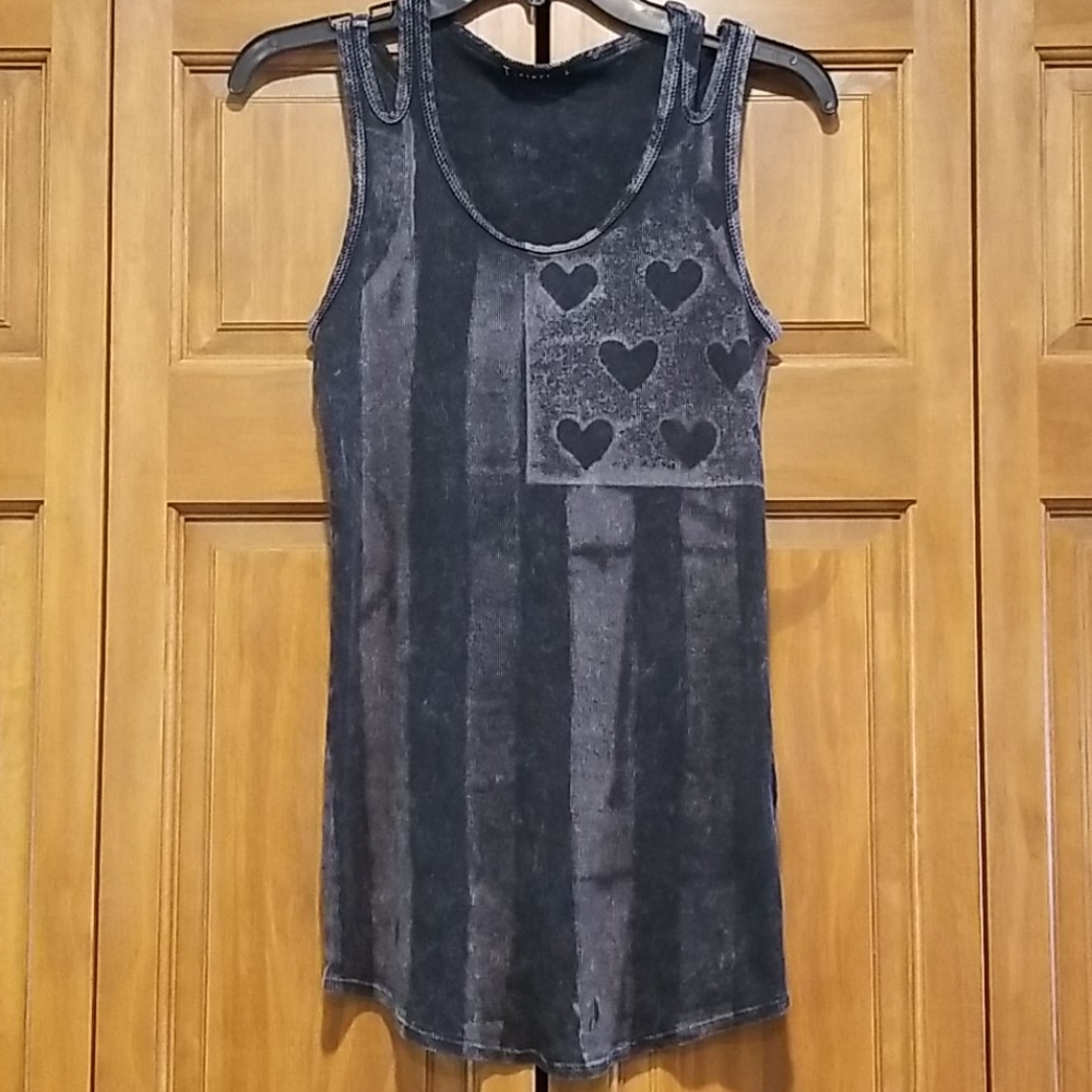 T Party Vintage Wash Americana Tank Top